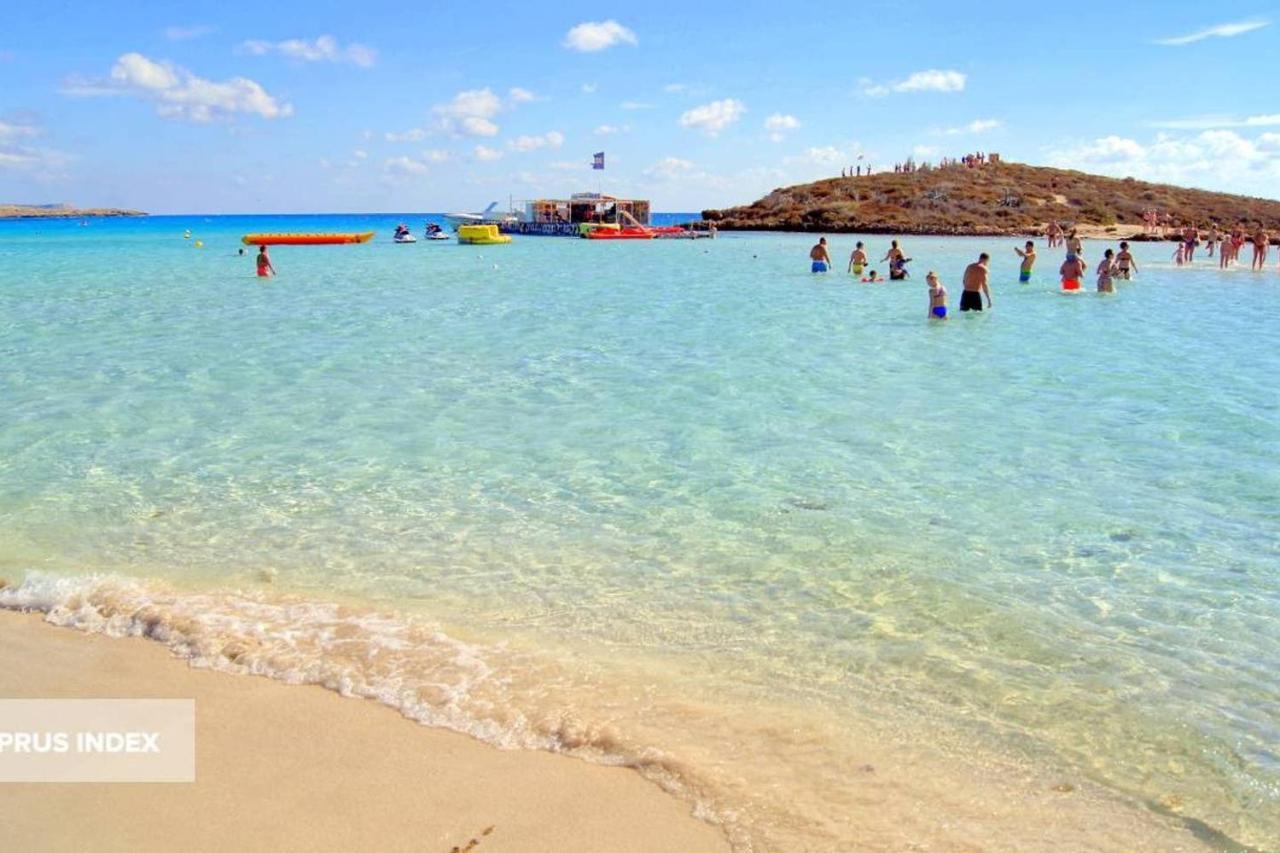 Nissi 3 Pool Access Garden Apartment Ayia Napa Eksteriør billede