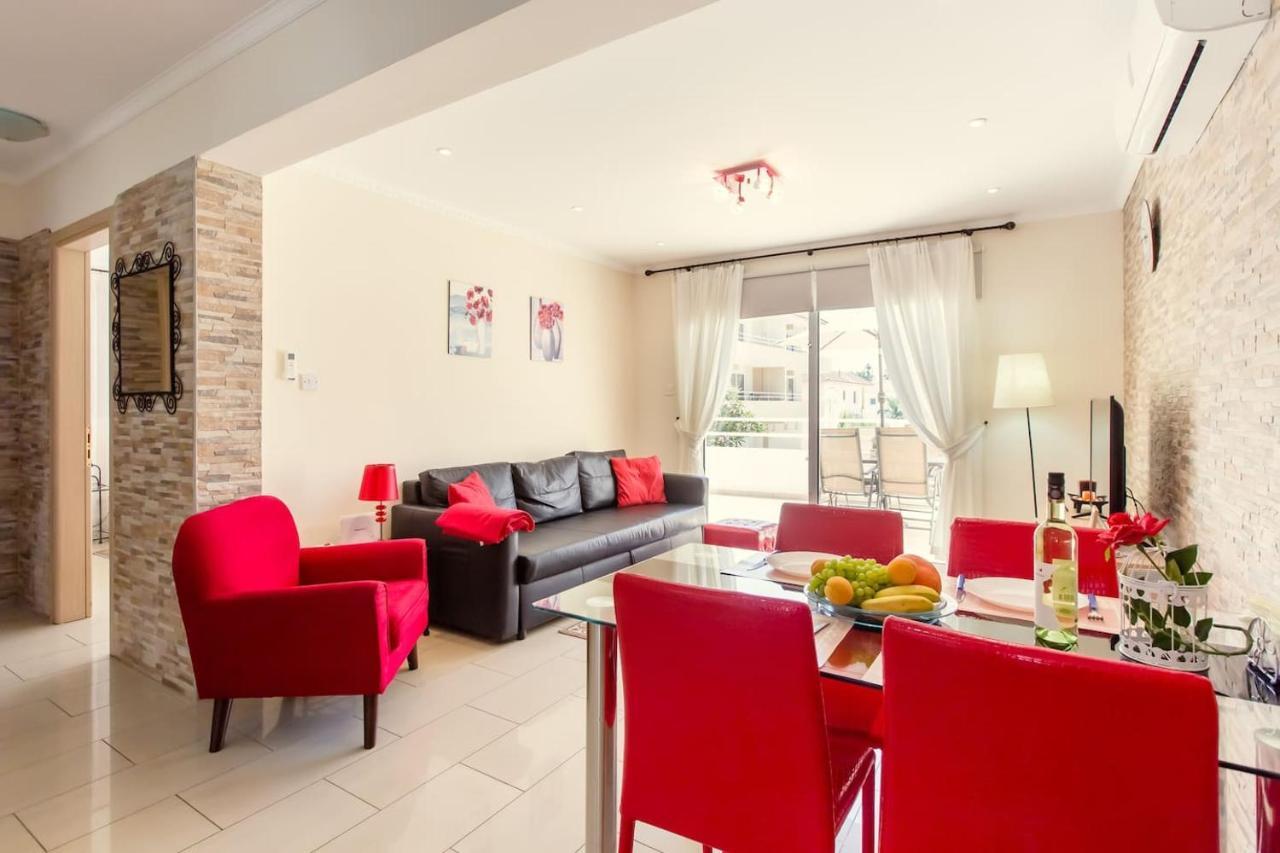 Nissi 3 Pool Access Garden Apartment Ayia Napa Eksteriør billede