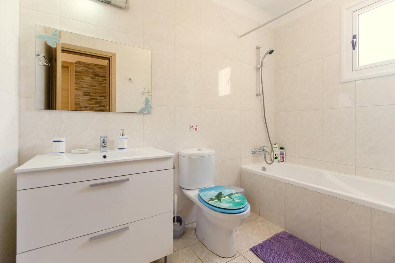 Nissi 3 Pool Access Garden Apartment Ayia Napa Eksteriør billede