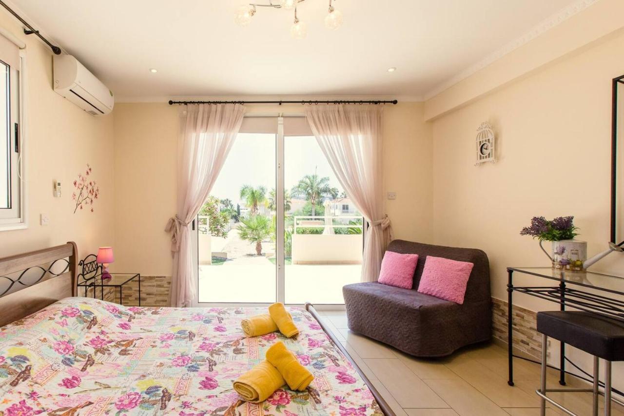 Nissi 3 Pool Access Garden Apartment Ayia Napa Eksteriør billede