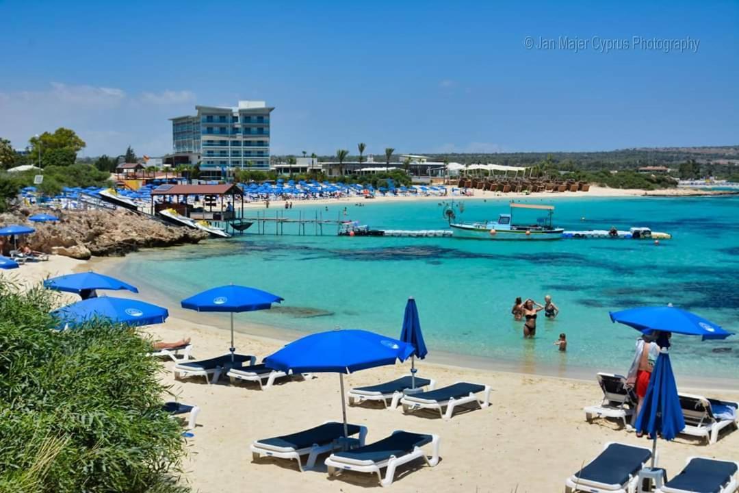Nissi 3 Pool Access Garden Apartment Ayia Napa Eksteriør billede