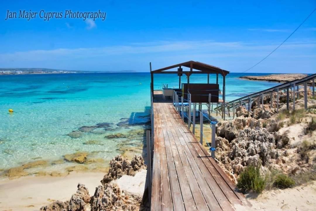 Nissi 3 Pool Access Garden Apartment Ayia Napa Eksteriør billede