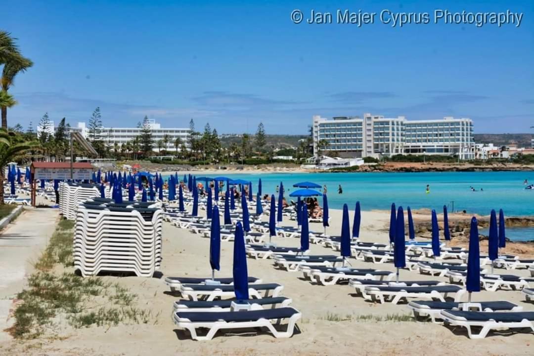 Nissi 3 Pool Access Garden Apartment Ayia Napa Eksteriør billede