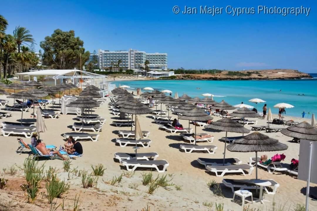 Nissi 3 Pool Access Garden Apartment Ayia Napa Eksteriør billede
